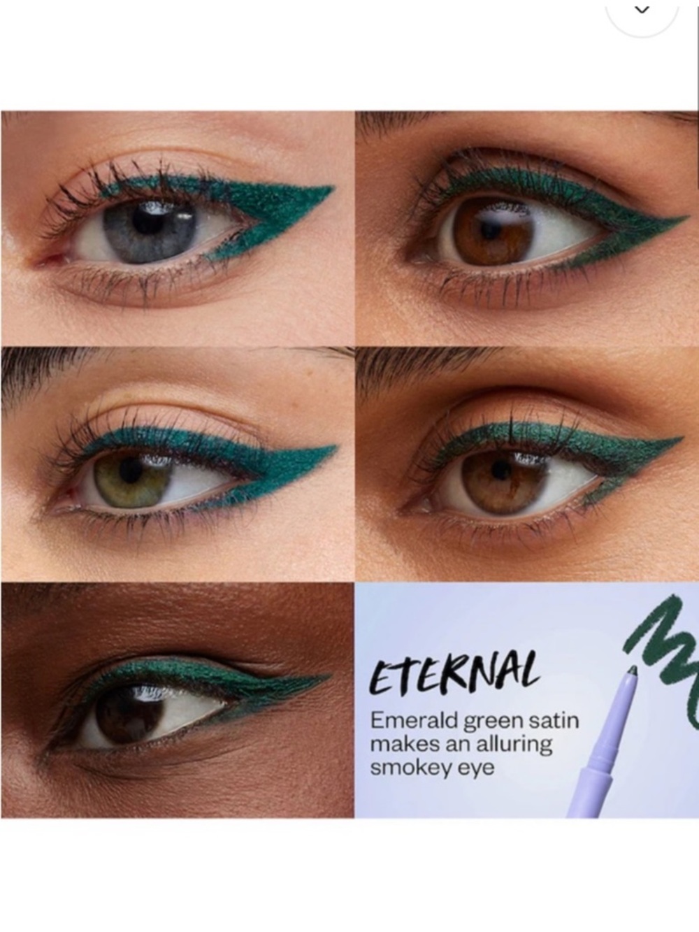 Kosas Soul Gazer Gel Eyeliner Pencil in Eternal Emerald Green BNIB